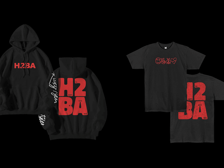 Cover image for H2BA Merchandise - Ricky Tyler :: Behance