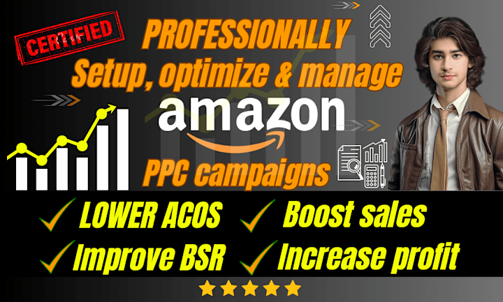 Cover image for I will set up, manage and optimize your amazon PPC campaign