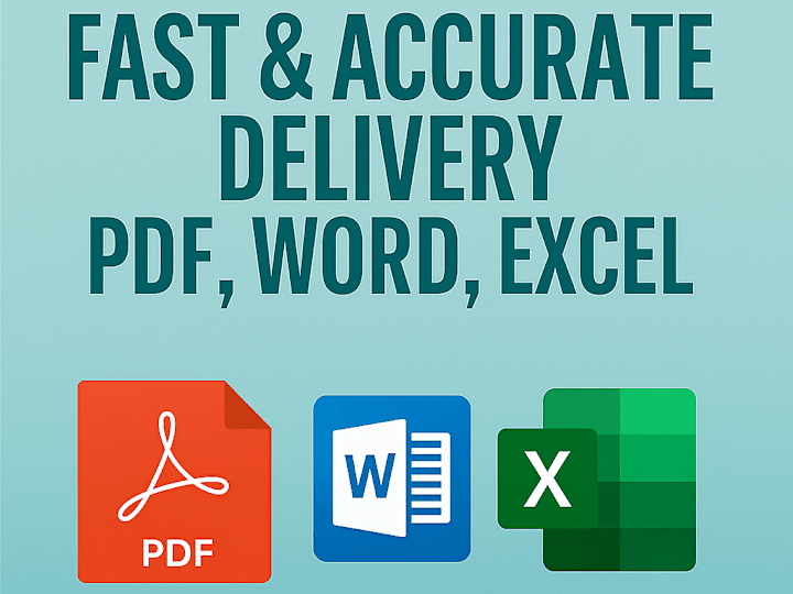 Cover image for virtual assistance work fast delivery 