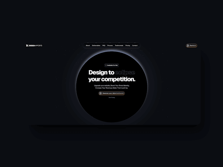 Cover image for Design Apports Landing Page (Framer)