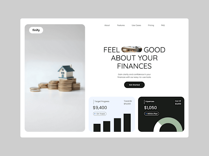 Cover image for Finify | Financial Planning App | UI/UX