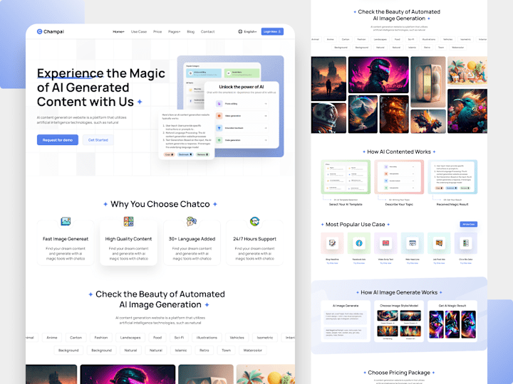 Cover image for AI Content & Image Generator Template Development
