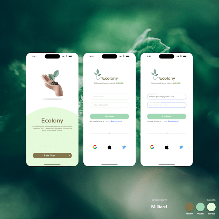 Cover image for Ecolony : Make more Green your life 