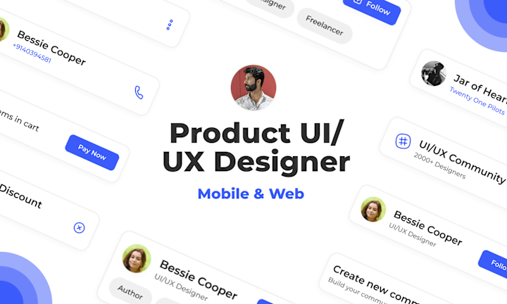 Cover image for Product UI/UX Designer - Mobile & Web