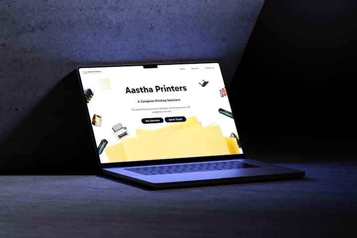 Cover image for Aastha Printers: Framer Development