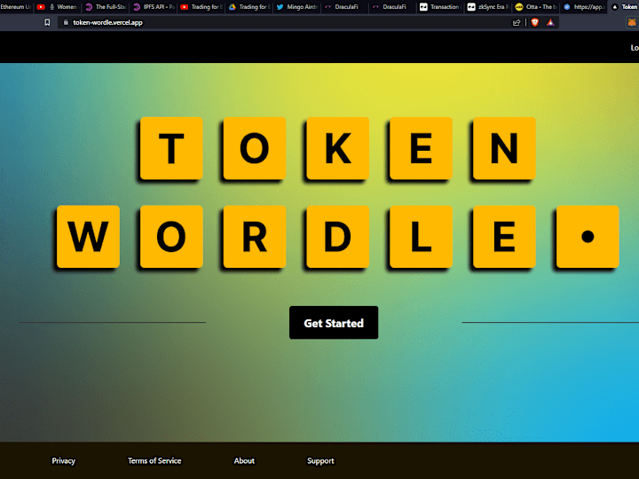 Cover image for Token Wordle Blockchain Dapp