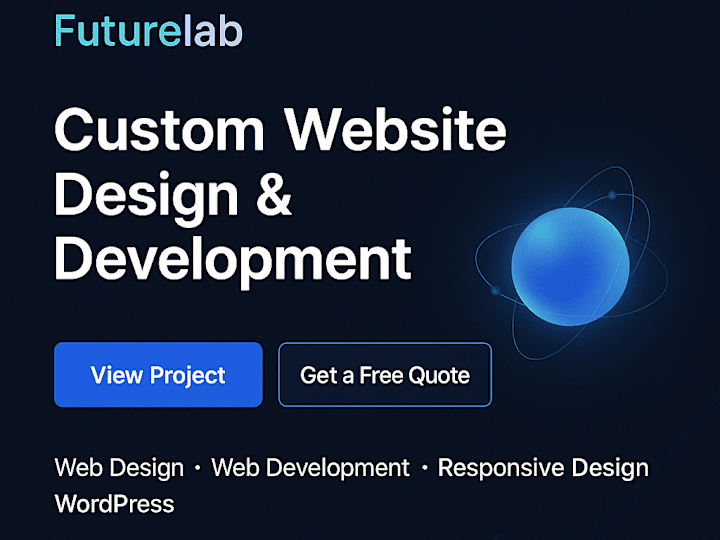 Cover image for FutureLab — Custom Websites & MVP Apps