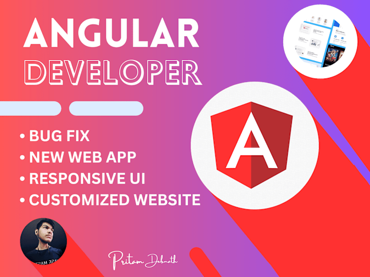 Cover image for I will develop responsive and SEO optimized angular web app