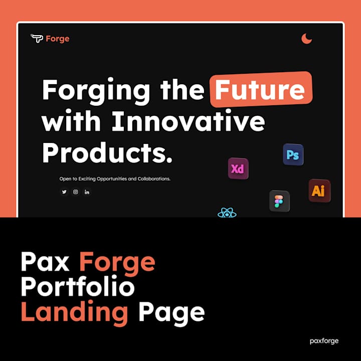 Cover image for Pax Forge Portfolio Website