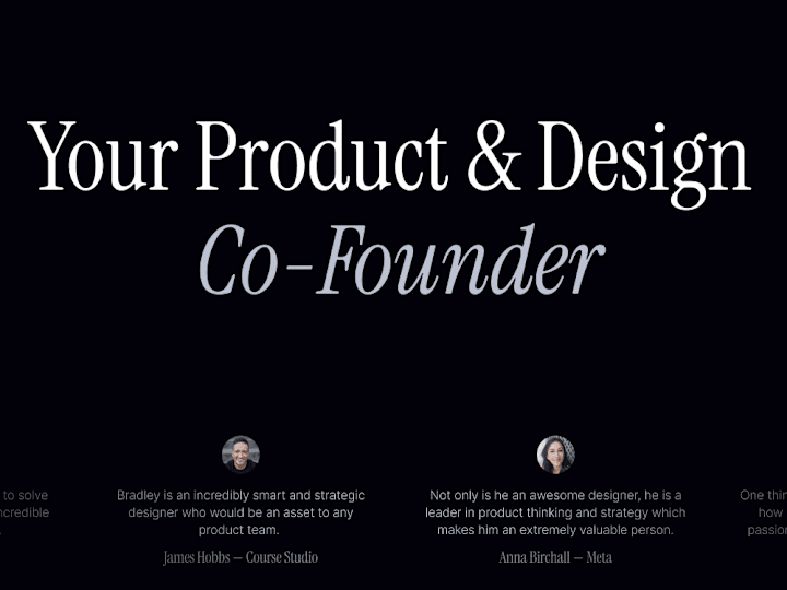 Cover image for Your Product and Design Co-Founder