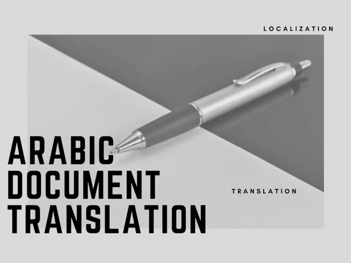 Cover image for Professional Arabic Document Translation Services