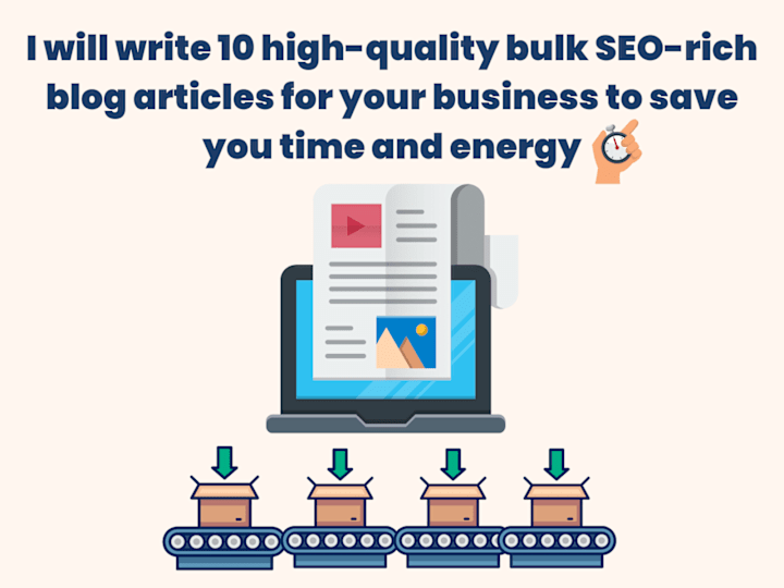 Cover image for Bulk articles - SEO copywriting for your blog