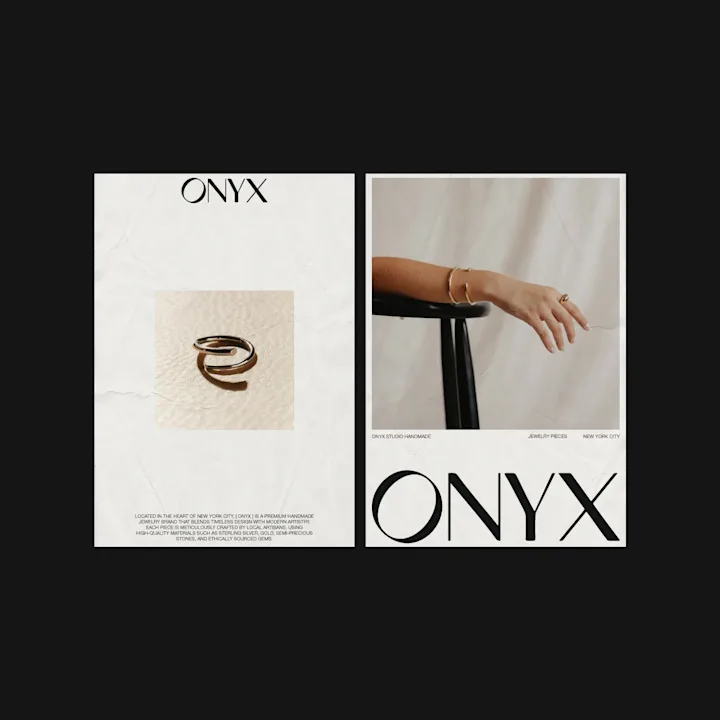 Cover image for ONYX / Jewelry Brand Identity