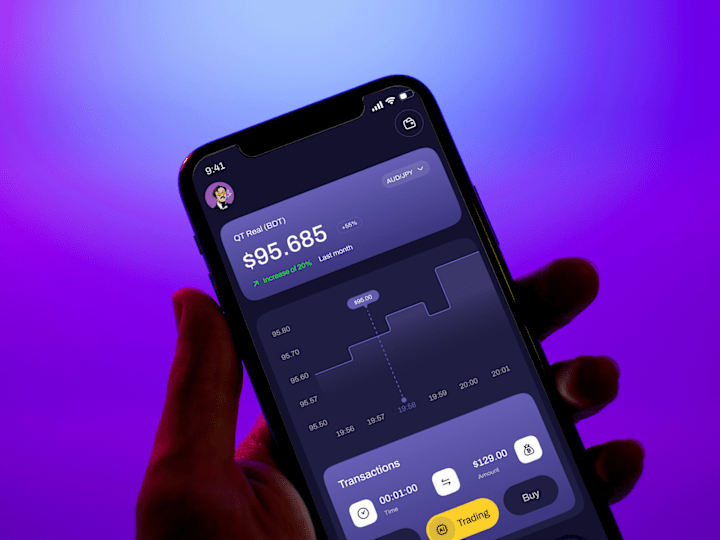 Cover image for Crypto Trading App Design
