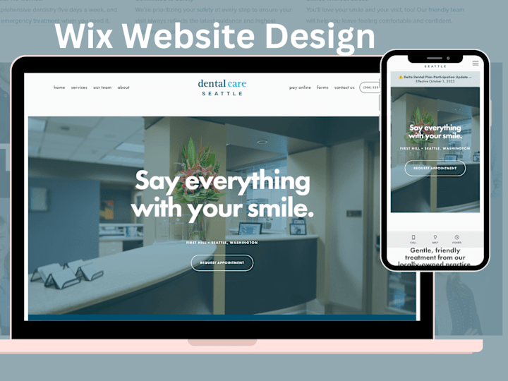 Cover image for Dental Care Website | Wix