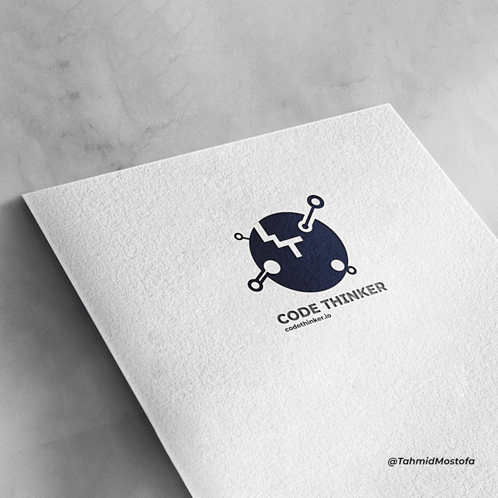 Cover image for Code Thinker Logo | A Tech Based IT Company :: Behance