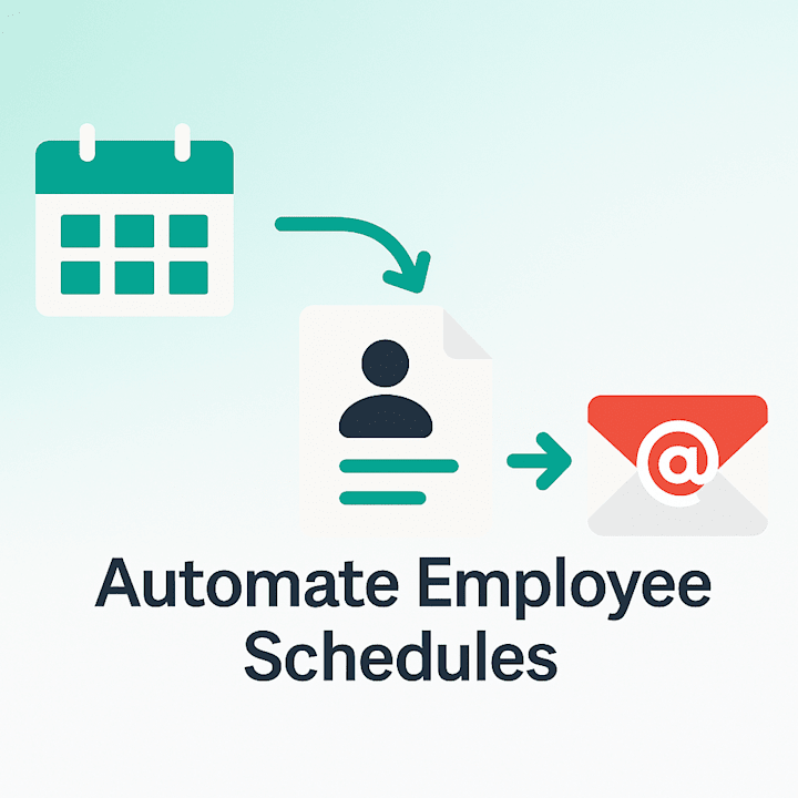 Cover image for Automate Employees Schedule