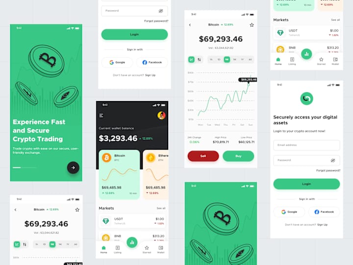 Cover image for Crypto Trading Application: UI/UX Design