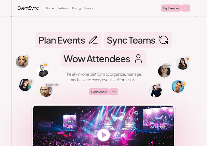 Cover image for EventSync Hero: Sparking Event Excitement