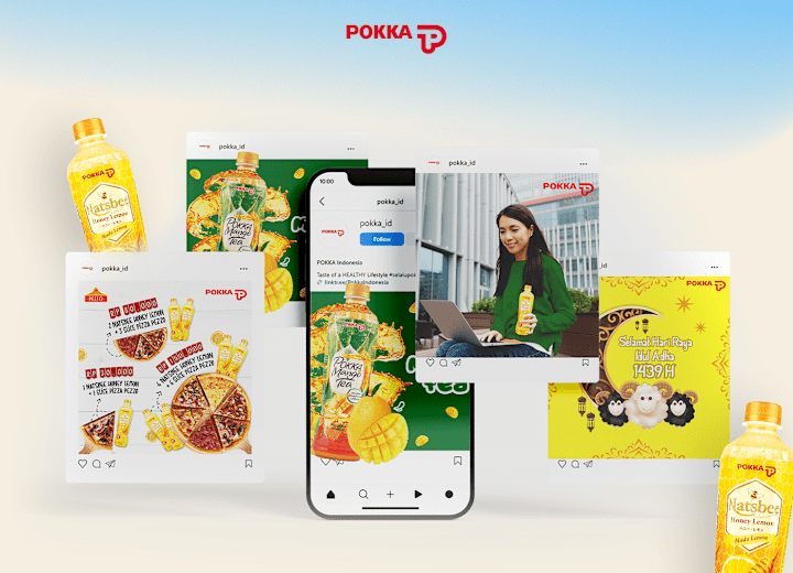 Cover image for Social Media Design | Brand: Pokka