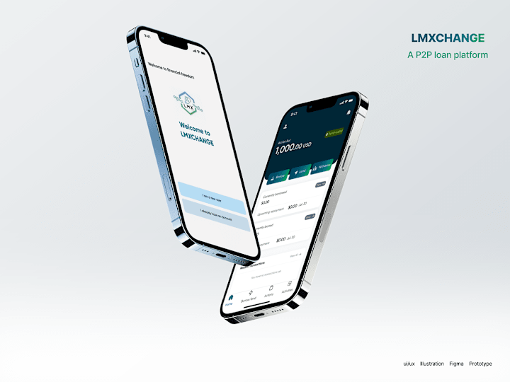 Cover image for Lmxchange Peer-to-peer lending App