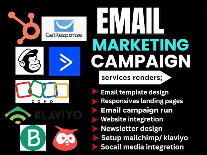 Cover image for design email marketing campaign template klaviyo automation flow