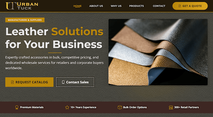 Cover image for Urban Tuck Website Development