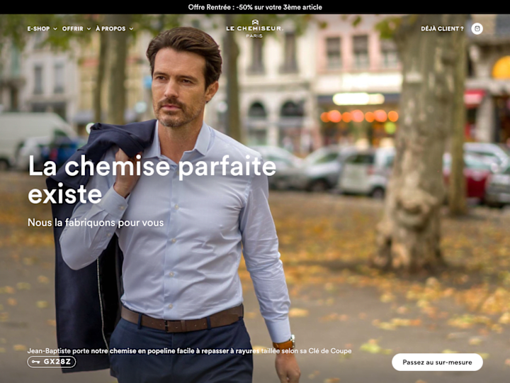 Cover image for Le Chemiseur