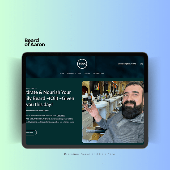 Cover image for Shopify Store | Beard of Aaron -  🧔🏻🪒