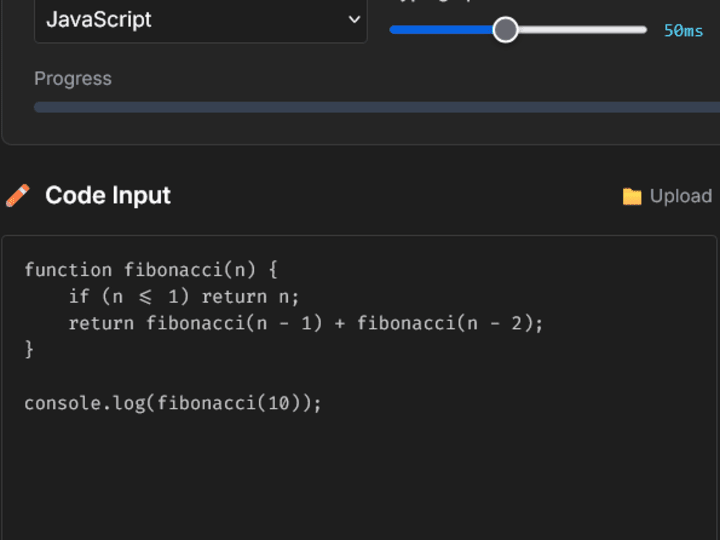 Cover image for Code Typing Simulator