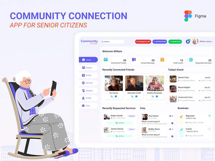 Cover image for Case Study : App For Seniors Citizens