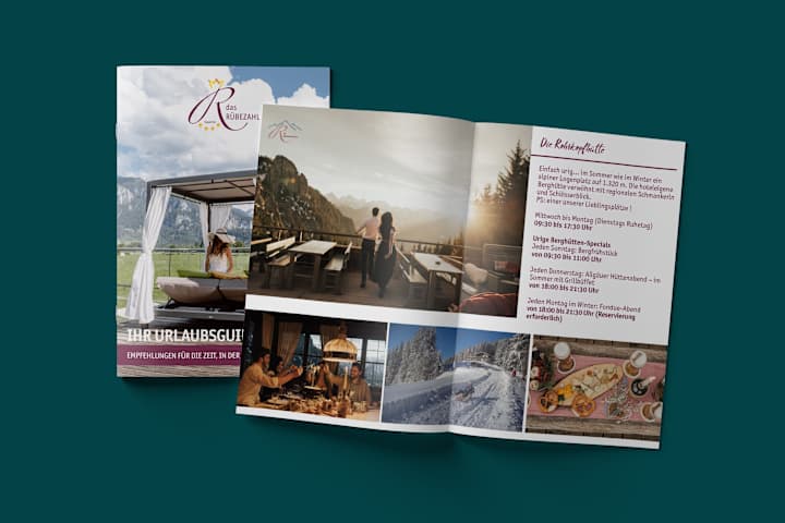 Cover image for Holiday brochure for a luxury hotel