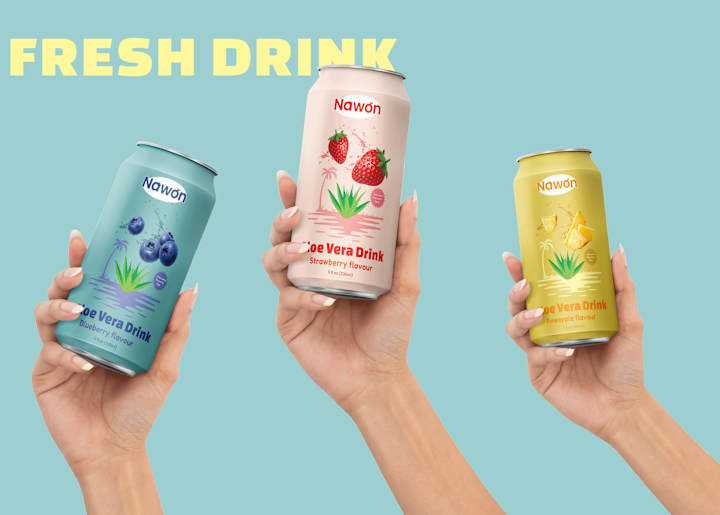 Cover image for Rebranding of a Vietnamese beverage brand "Nawon"