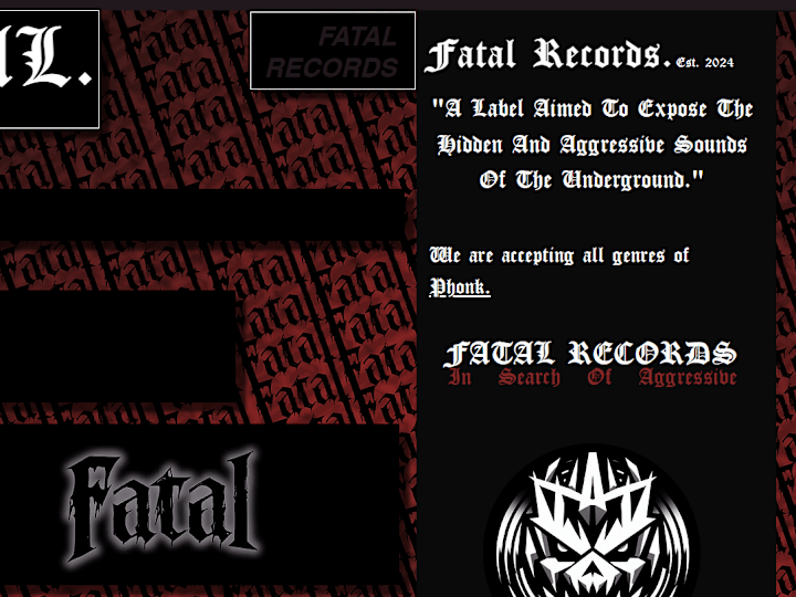 Cover image for Fatal Records | Phonk Record Label