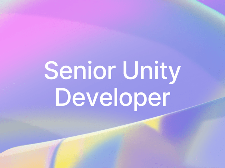 Cover image for Senior Unity Developer - Webgl Mobile