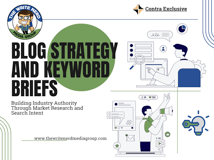 Cover image for Blog Strategy and Keyword Briefs