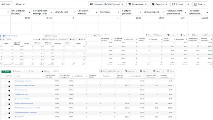 Cover image for Meta ADS results