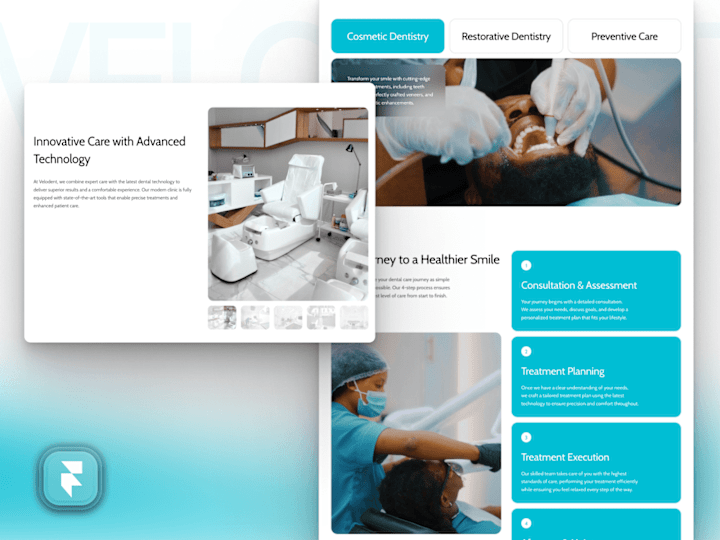 Cover image for Velodent - Framer Template for Dental Clinic