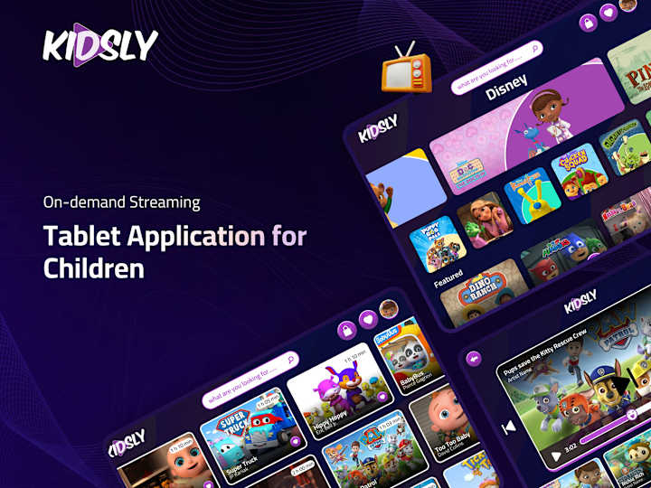 Cover image for On-demand Streaming Tablet Application for Children 