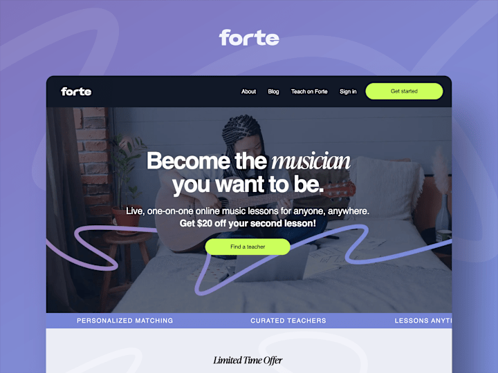 Cover image for MusicTech Web & App Design