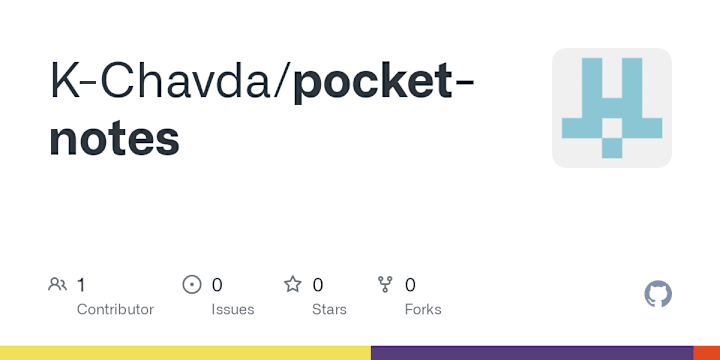 Cover image for K-Chavda/pocket-notes