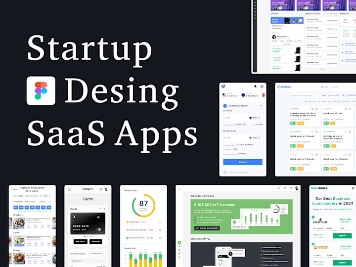 Cover image for Startup Design SaaS | Mobile & Desktop Apps | Ui/UX Design