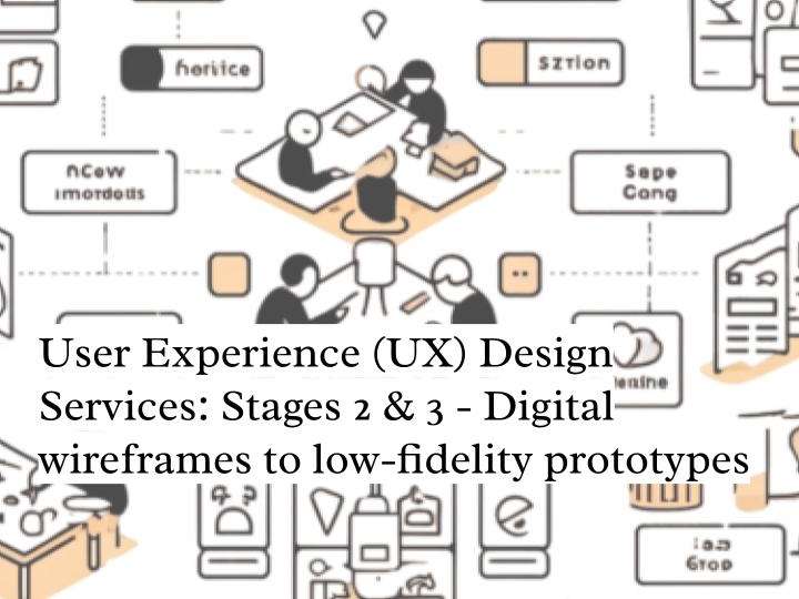 Cover image for Digital wireframing to low-fidelity prototypes - Stages 2 & 3