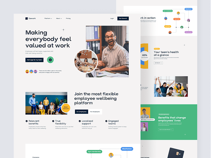 Cover image for Gawork - Landing Page