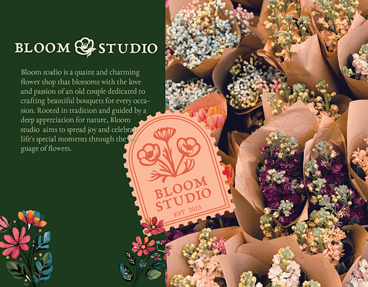 Cover image for Brand identity design:Bloom studio