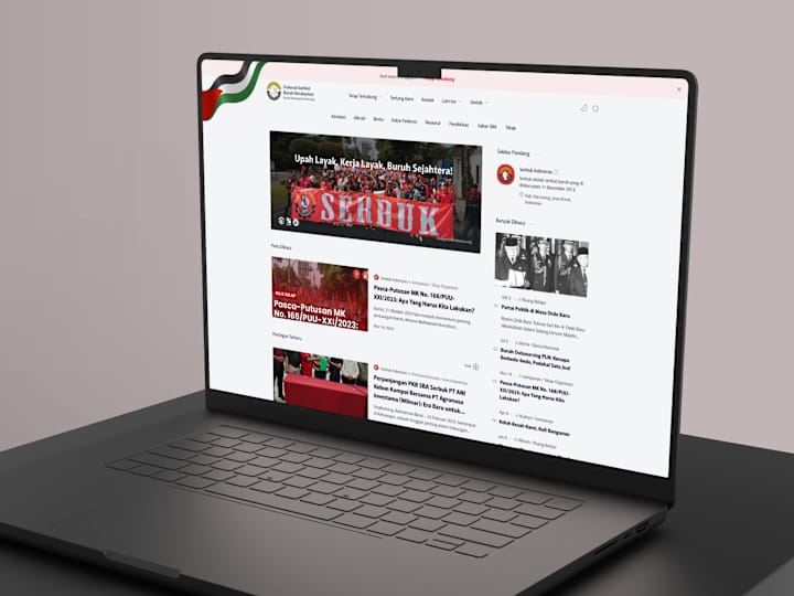 Cover image for SERBUK Indonesia Website Redesign