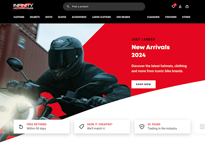 Cover image for Infinity Motorcycles