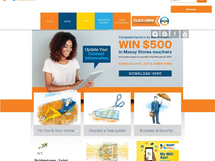 Cover image for Massy United insurance