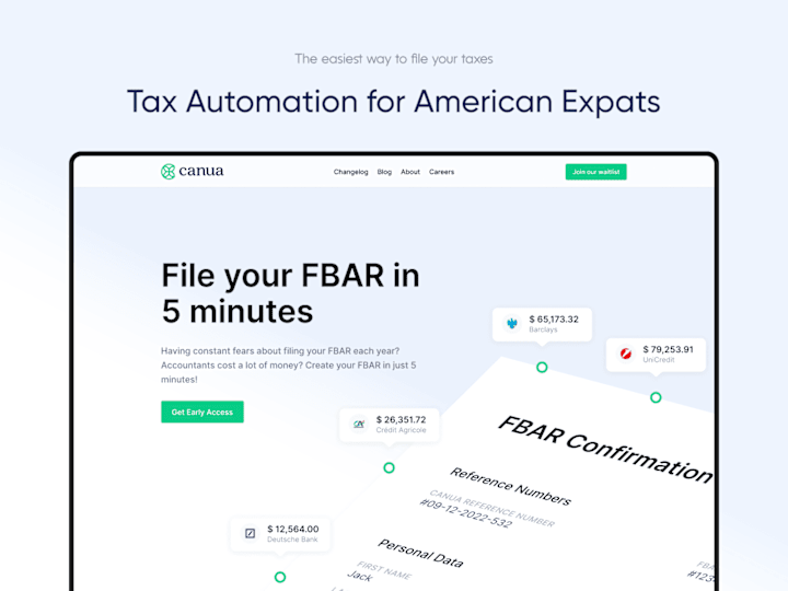 Cover image for Tax Automation Webapp on Behance