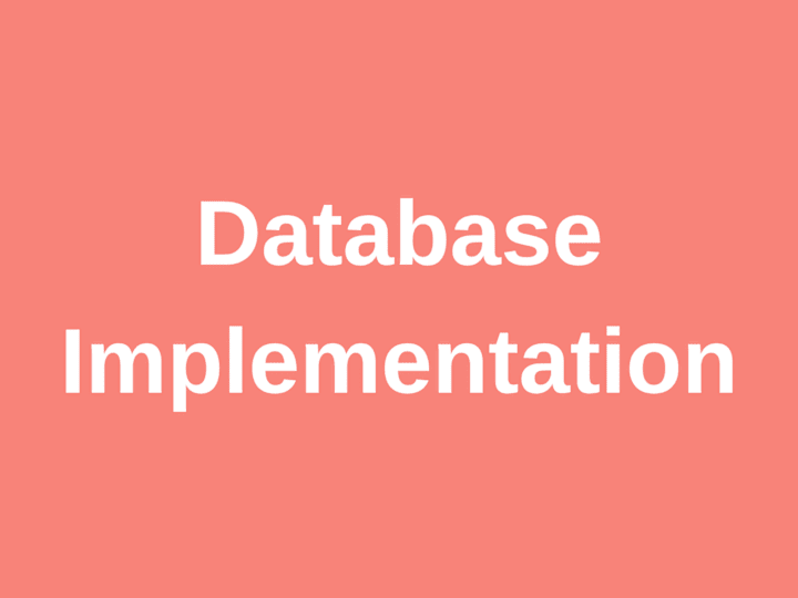 Cover image for Database Implementation